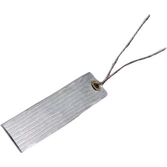 Aluminium Label with Copper Ties