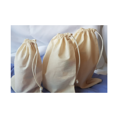 Calico Sample Bag with Drawstring